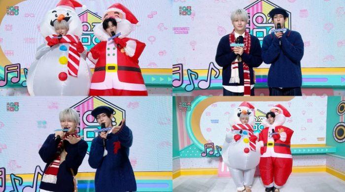 ‘쇼! 음악중심’ 투어스 도훈·지훈이 풍선 인형으로 변신해 팬들 심장 저격