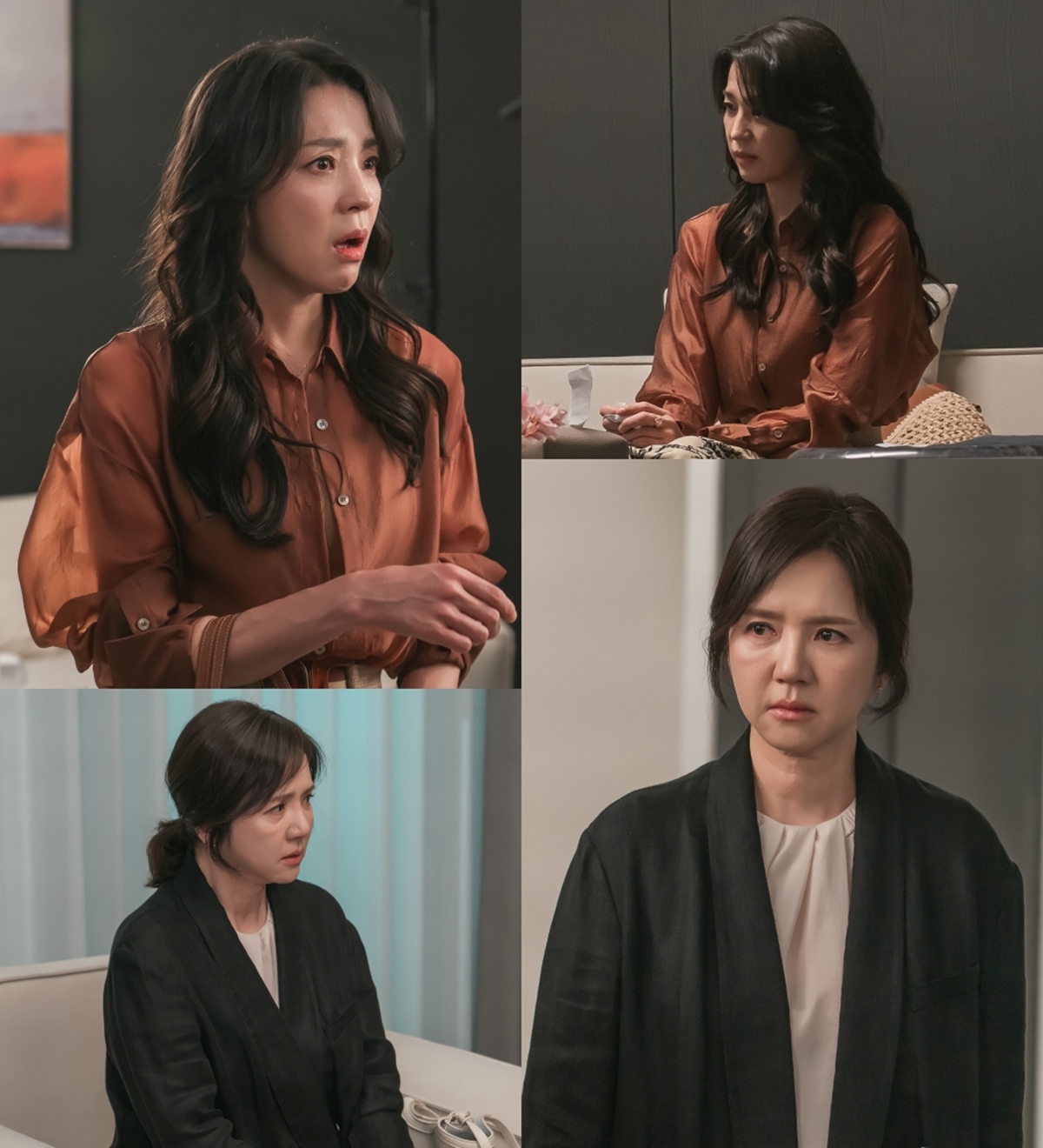 ‘가족관계증명서’ 한고은·임지은, ‘오래된 악연’ 첫 대치…살얼음판 눈빛 충돌