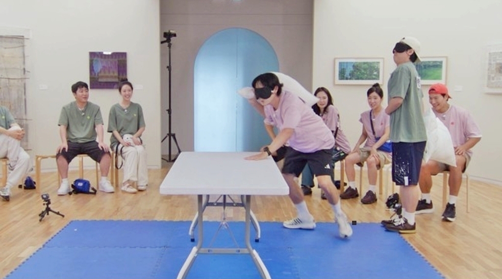 양세찬 손끝에 막힌 하하