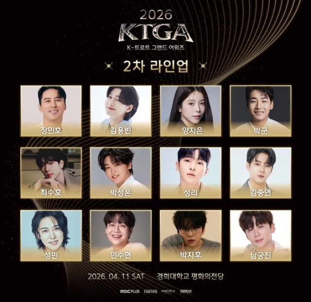 ‘2026 K-트롯 그랜드 어워즈’ 2차 라인업 공개