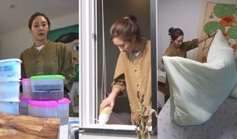 창틀부터 이불과 빨래까지