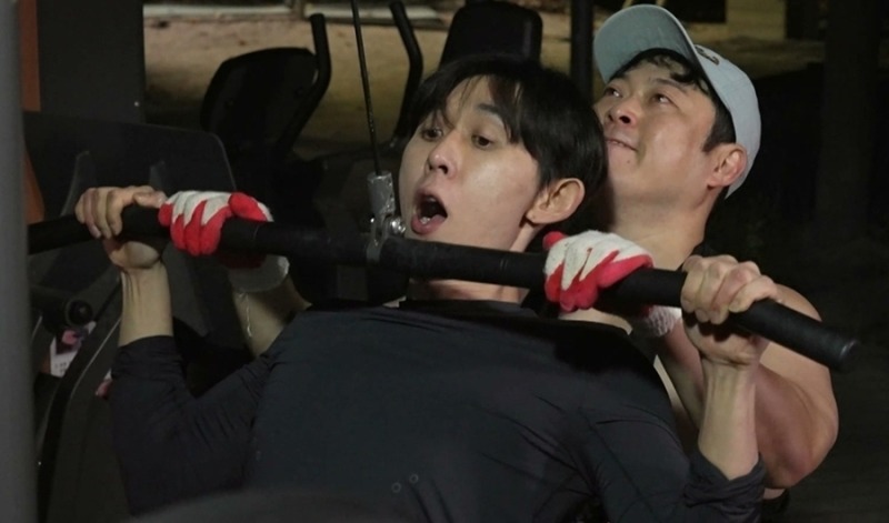 소식좌에서 벗어난 코드쿤스트의 산스장 도전