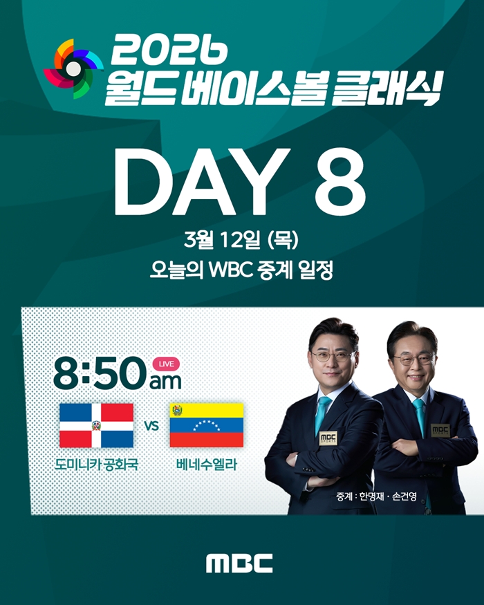 2026 WBC 1라운드 8강 상대는 MLB 올스타 군단, 도미니카공화국 또는 베네수엘라