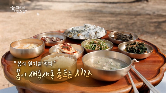 한국인의 밥상 746회 “봄의 원기를 먹다” 몸이 새록새록 움트는 시간